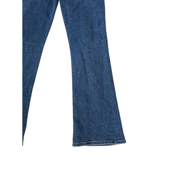 7 FOR ALL MANKIND High Waist Slim Kick Blue Jeans Size 23 - Picture 8 of 11